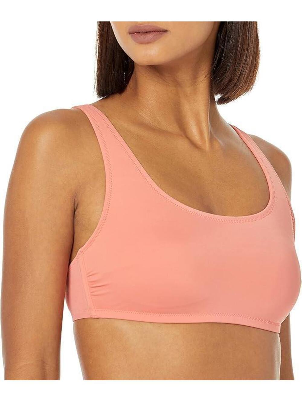 Amazon Essentials Women's Scoop Neck Swim Crop Top M